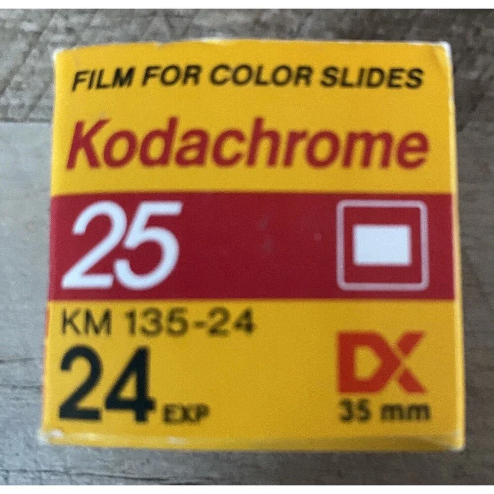 Kodachrome 25 Slide Film 35mm Color 24 Exposure Expired 05/95 NOS
